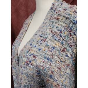 Loveriche, Crochet Cardigan Sweater, size Med